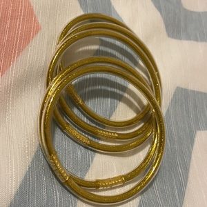 Set of gold bangles